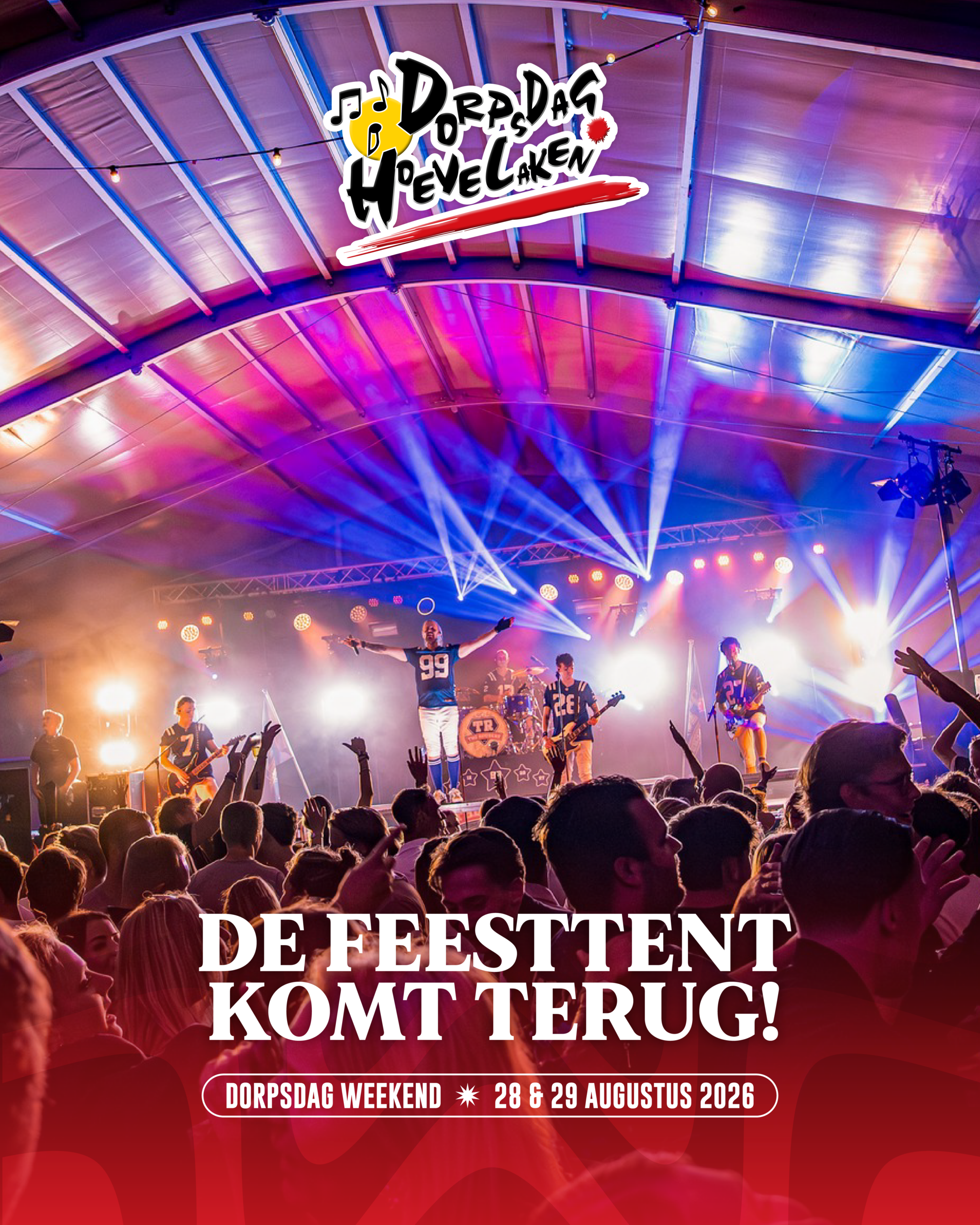 De feesttent komt terug! 🎉