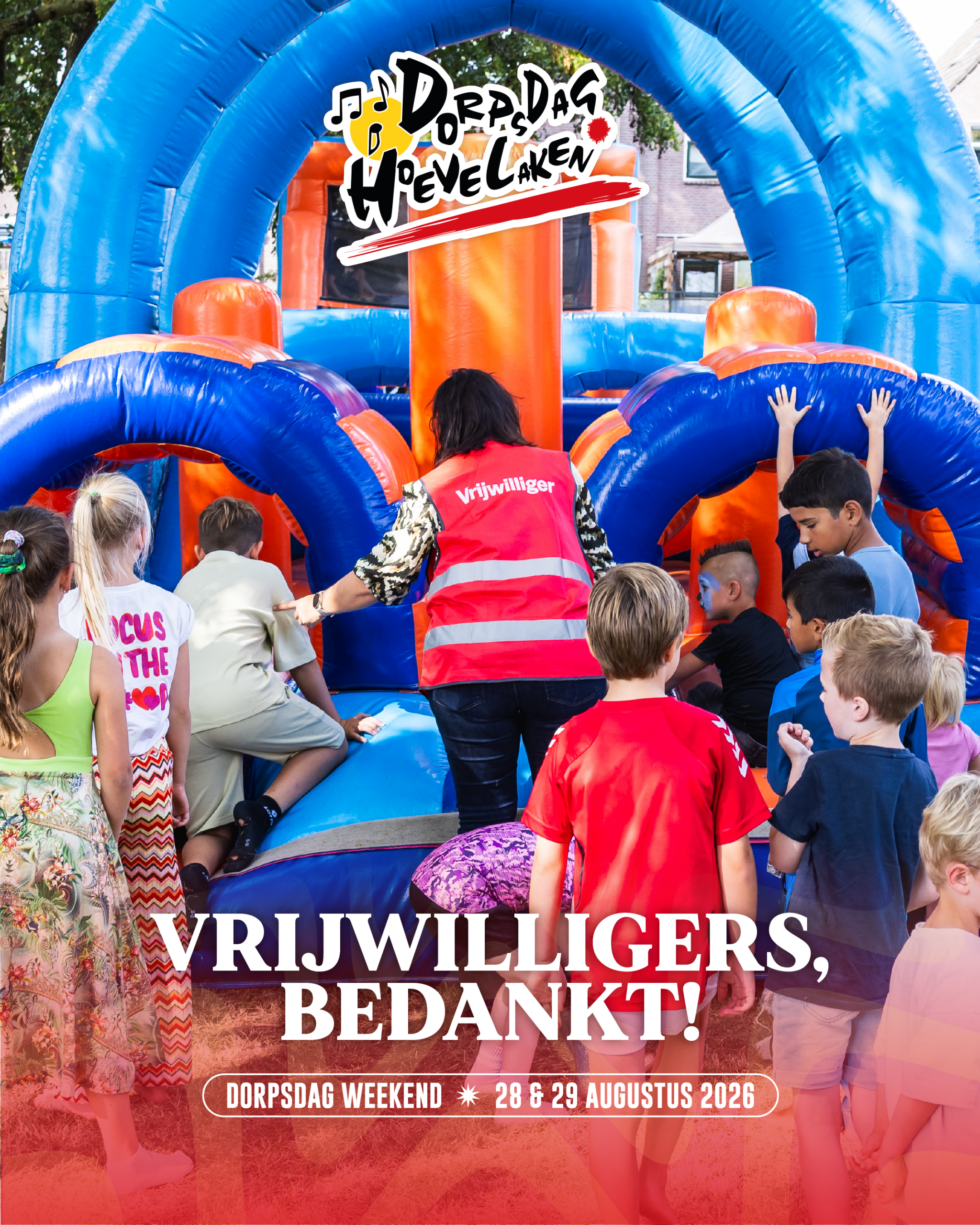 Vrijwilligers, bedankt! ❤️